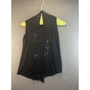 Forever Fashion Shawl‎  Woman's Large Black Casual